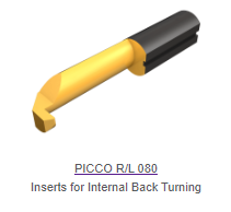 PICCO INSERTS BACK BORING / PROFILING