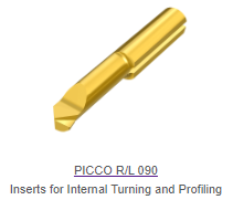 PICCO INSERTS TURNING/PROFILING